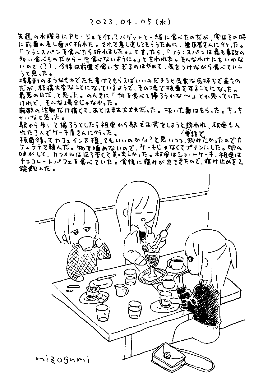 4/5の絵日記 