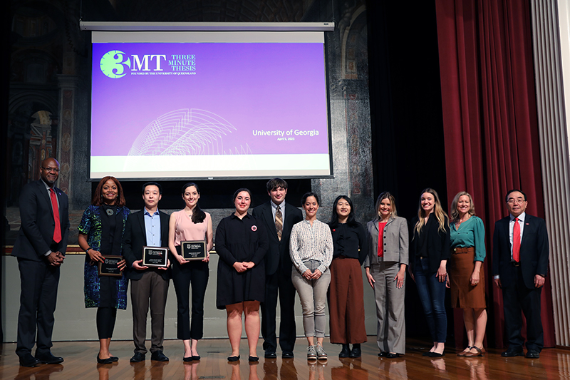 Congratulations to the winners of the 12th Annual 3mt Competition! Every participant brought their best, and we appreciate everyone's hard work. Read more about the winners at the link below. grad.uga.edu/12th-annual-ug… #Committo #GradDawgs #GradStudies #UGA #UGAgraduateschool