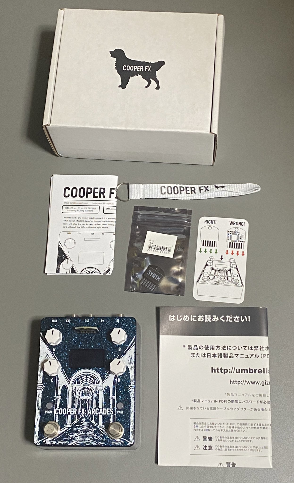 COOPER FX ARCADES PASTICHEカード - エフェクター