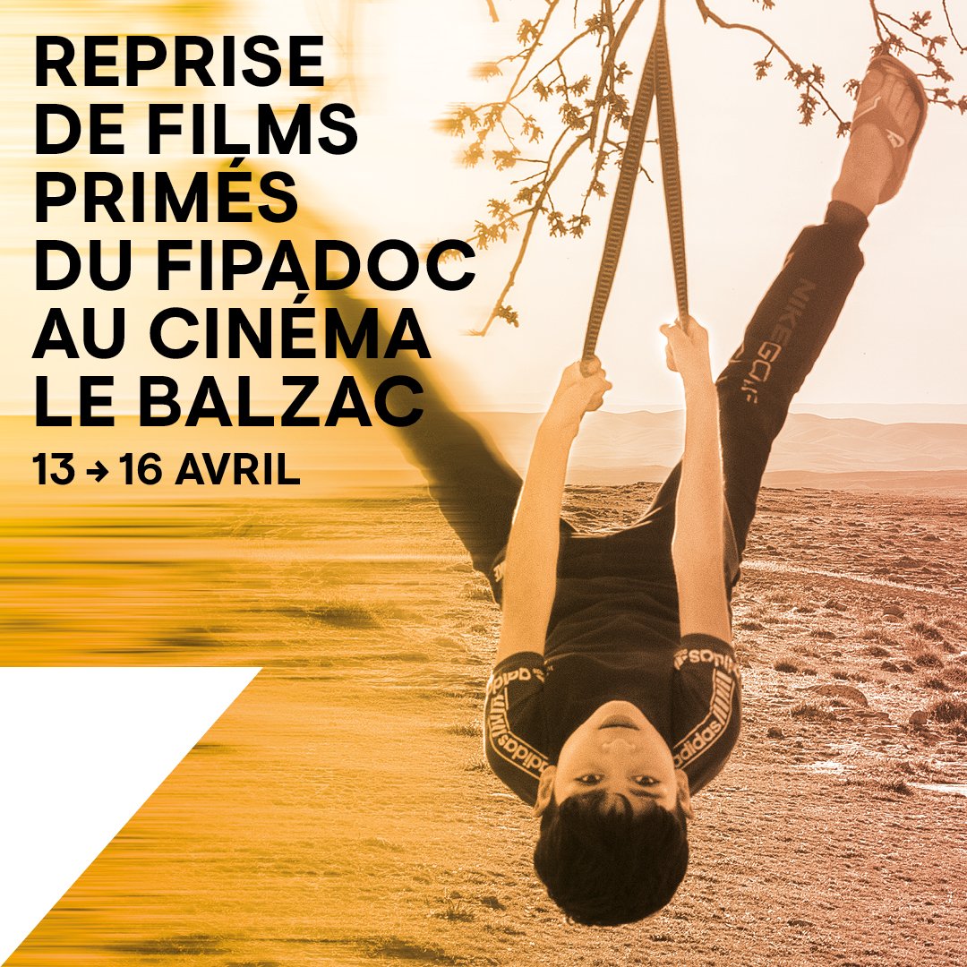 CinemaLeBalzac's tweet photo. [FIPADOC X Le Balzac]

📆La reprise du @fipadoc arrive au cinéma Le Balzac ce jeudi 13 avril ! Découvrez vite sa programmation et réservez vos places sur notre site internet !

🎟https://t.co/MSSnzHG7Gi https://t.co/Qlsmmksnab