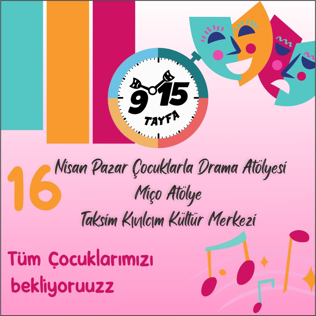 🎭Kültür merkezinde çocuk tiyatrosu!

📆 16 Nisan, Pazar
🕑 12.00

9.15 Tayfa Tiyatro ekibi ile kültür merkezimizde yapılacak olan drama atölyesine bütün çocuklar davetlidir 🎉

#çocuktiyatrosu 
#KıvılcımKültürMerkezi