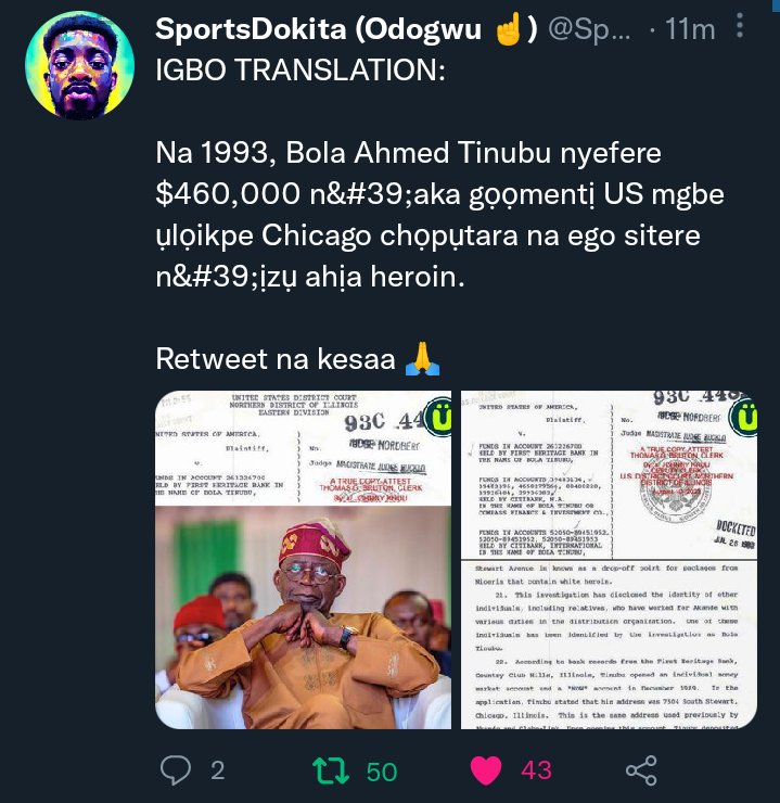 INEMAniefiok01's tweet photo. @GazetteNGR Translations for your reading pleasure 👇🏽 https://t.co/VAxfQRAspx
