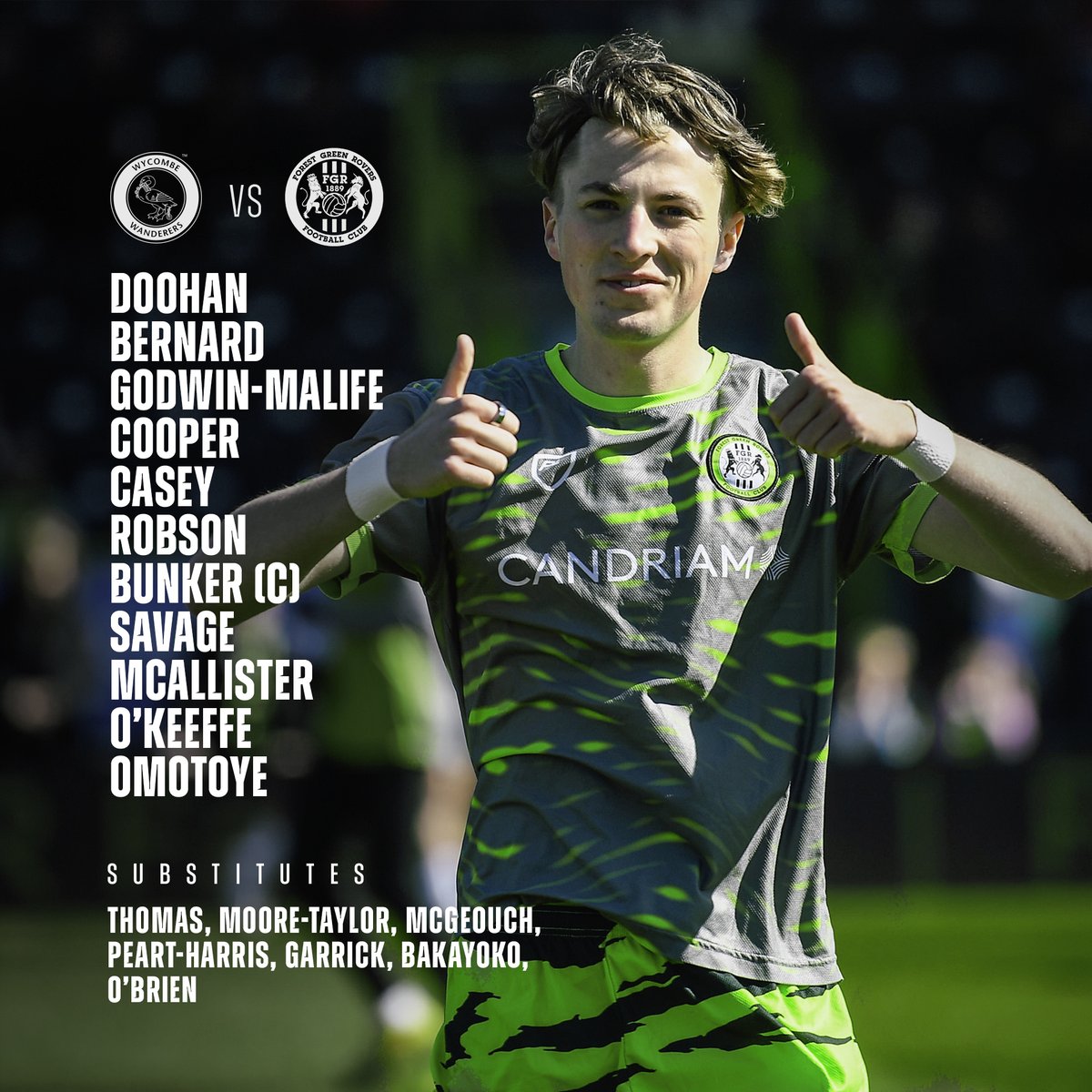 FGRFC_Official's tweet image. Your Rovers team to face @wwfcofficial🗞️

Harvey Bunker captains a young FGR side👇

#WeAreFGR💚