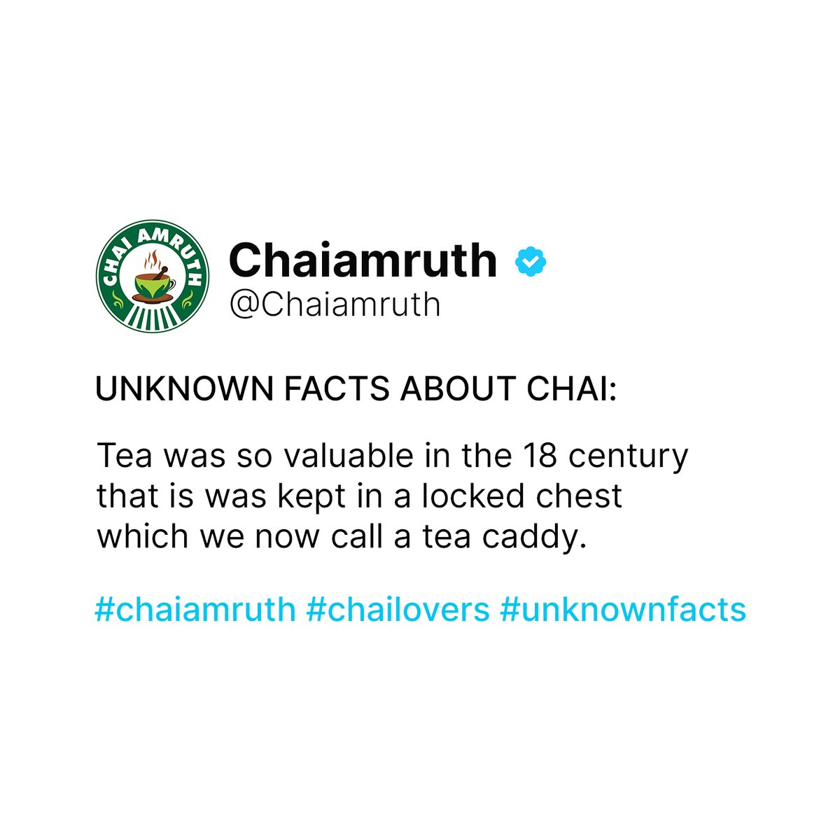 chaiamruth's tweet image. Unknow facts about CHAI:
For more details:
Visit Chai Amruth today!
Contact For Franchise:6281264175,9014959214
Visit Us:chaiamruth.com
#teaholic #tealoversclub #teaaddicts #teacommunity #unknownfacts #tealovers #ChaiAmruth #HyderabadChai #franchise #jointosuceeed