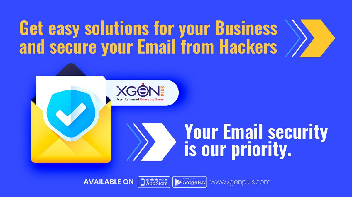 xgenplus's tweet image. Make your account more secure with our Robust Antispam Technology.

Know more - xgenplus.com

#XgenPlus #enterpriseemail #businessemail #secure #emailhosting #Email #security #emailsecurity