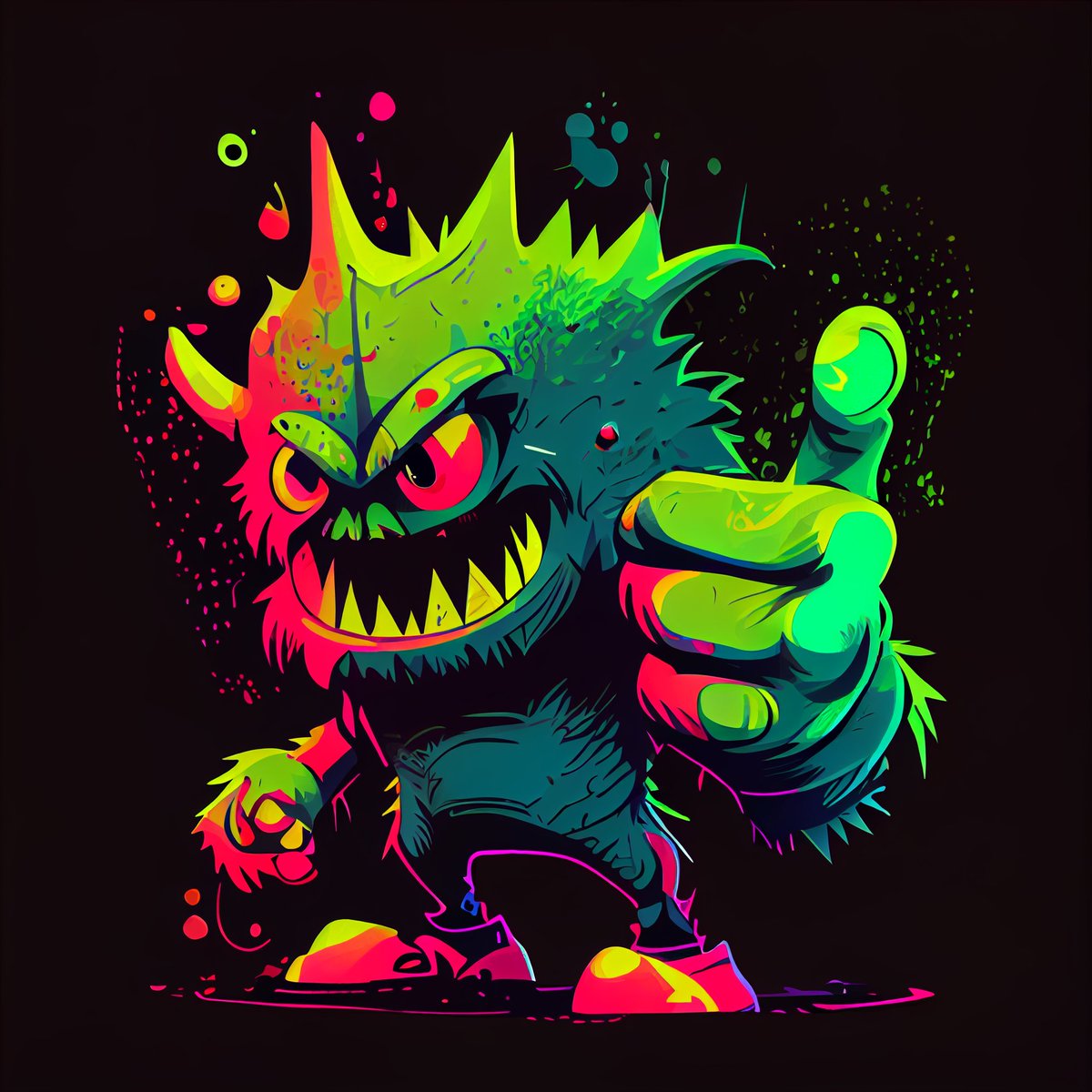 LimedesignIT's tweet photo. Check out my item listing on OpenSea! https://t.co/Rexy8MI0Om  @opensea #CuteCartoonMonster #Retro50s #ScreenPrint #VectorArt #GeoLawStyle #NeonColors #VintageAesthetic #ImpressiveDesign #CreativeExpression #CollectibleArt #nftart #NFTcollections #NFTartwork #NFTs #NFTCommunity https://t.co/epbnONmf0r