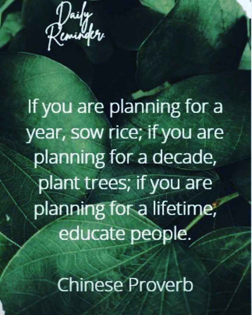 To all educators, thank you for choosing the profession upon which all others are built! #teachers #education
