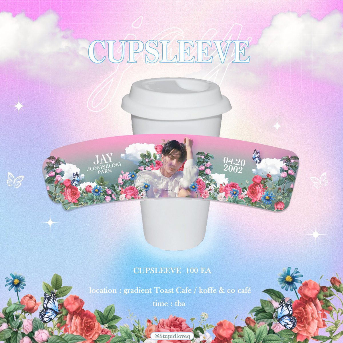 stupidloveq's tweet image. ❥  kindly 𝓇𝓉 🐈‍⬛ ⛳️

giveaway jay day ★ ･｡

🍥 cupsleeve 𝒪nly 100 ea !! 

◉ date 22-23 april 

♡︎ location :  gradient Toast Cafe / koffe &amp;amp; co café
♡︎ time : tba 

#MyBelovedBlackCat_is_JAY , #OurCozyHome_Jay

#ตลาดนัดenhypen #HappyJayDay  =͟͟͞͞♡