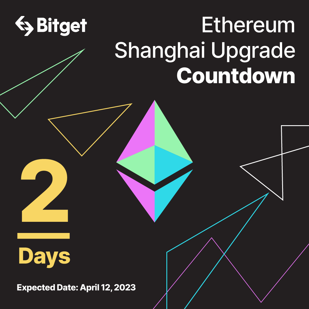 Countdown 2 Days: 2️⃣🔥 #Ethereum Shanghai Upgrade in 2 days! Expect faster  & cheaper transactions. Stay tuned! 🚀 #ETH #crypto #blockchain
