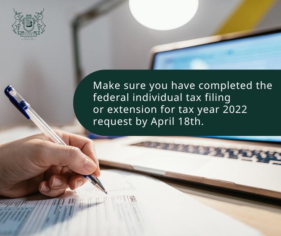Don’t forget to make your final 2022 IRA contributions this week! You have until April 18th. #2022Taxes #IRA #IRAContributions#Retirement #RothIRA #BuckheadWealth #FinancialPlanning