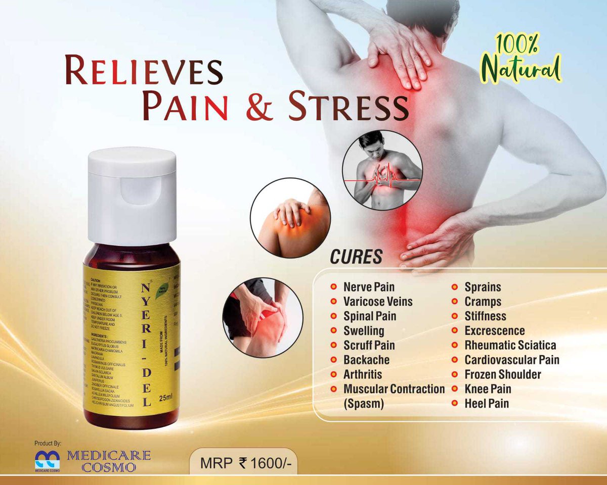 Leo2407. com
NYERI-DEL OIL ~ PAIN HEALING

₹1,600.00

Product Details

One oil for all your body pains. Helps to get rid of multiple body pains like nerve pain, backache, headache, spinal pain, cardiovascular pain, heel pain, scruff pain, rheumatic sciatica, sprains, cramps,