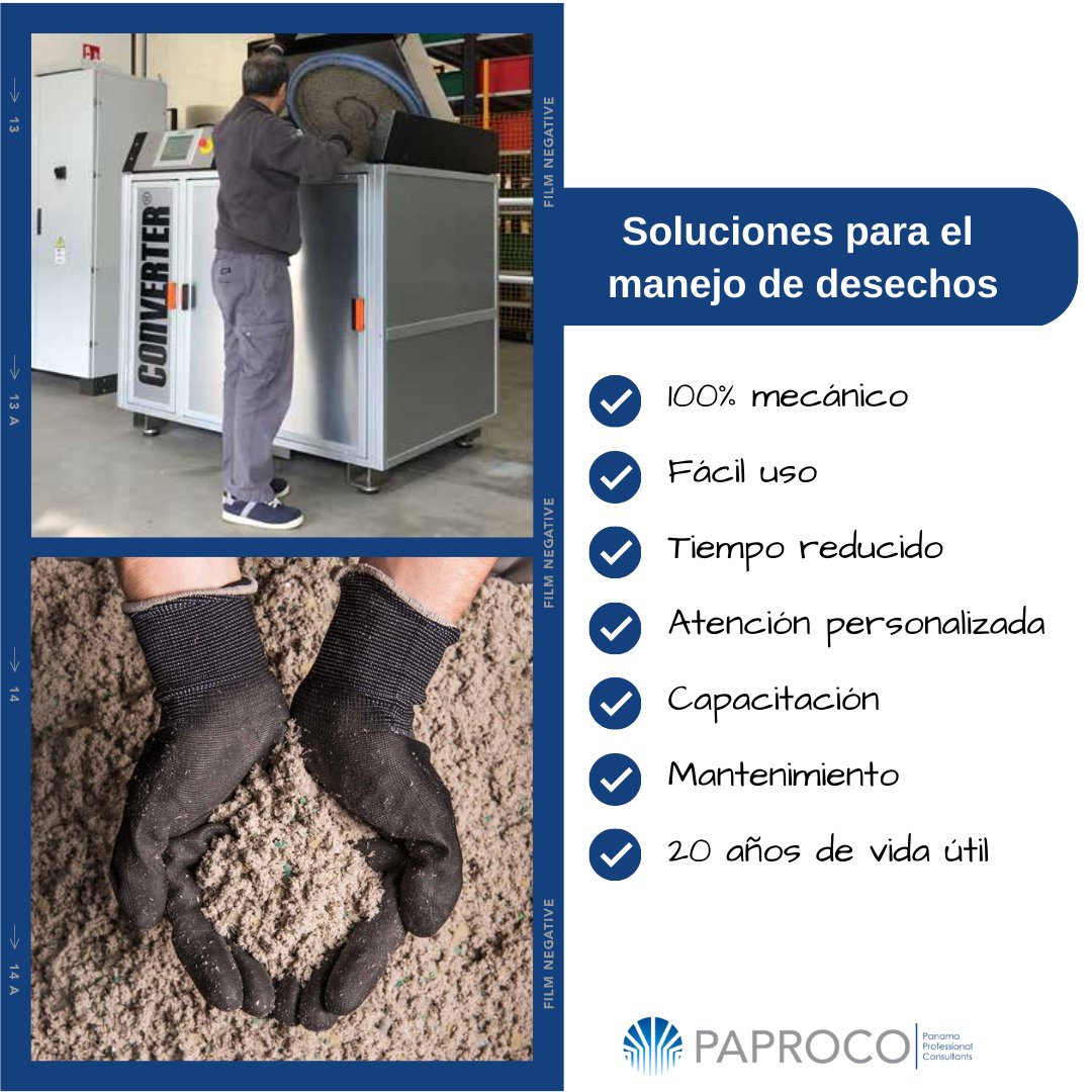 PaprocoP's tweet photo. Ofrecemos soluciones sostenibles para el manejo de desechos, convirtiéndolos en un residuo final inerte, sin necesidad de químicos, calor ni emisiones.

Diseñamos las soluciones de acuerdo a las necesidades.#comprometidosconcadaproyecto #sostenibilidad

https://t.co/oJ81FotwuL https://t.co/Ckzxh1FAp7