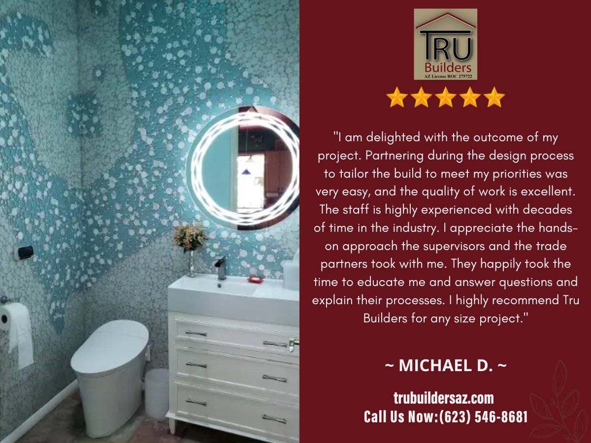 TruBuilders's tweet photo. 5 Star: Michael D. "I am delighted with the outcome of my project.  Partnering during the design process to tailor the build to meet..." https://t.co/jgRUsf6dhJ