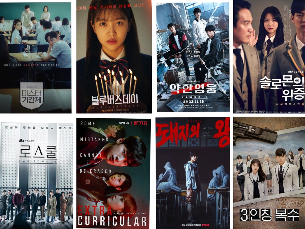 kdrama_menfess's tweet photo. School crime paling seru yang pernah kalian tonton apa? •kdm• https://t.co/9gWNQsLOVT