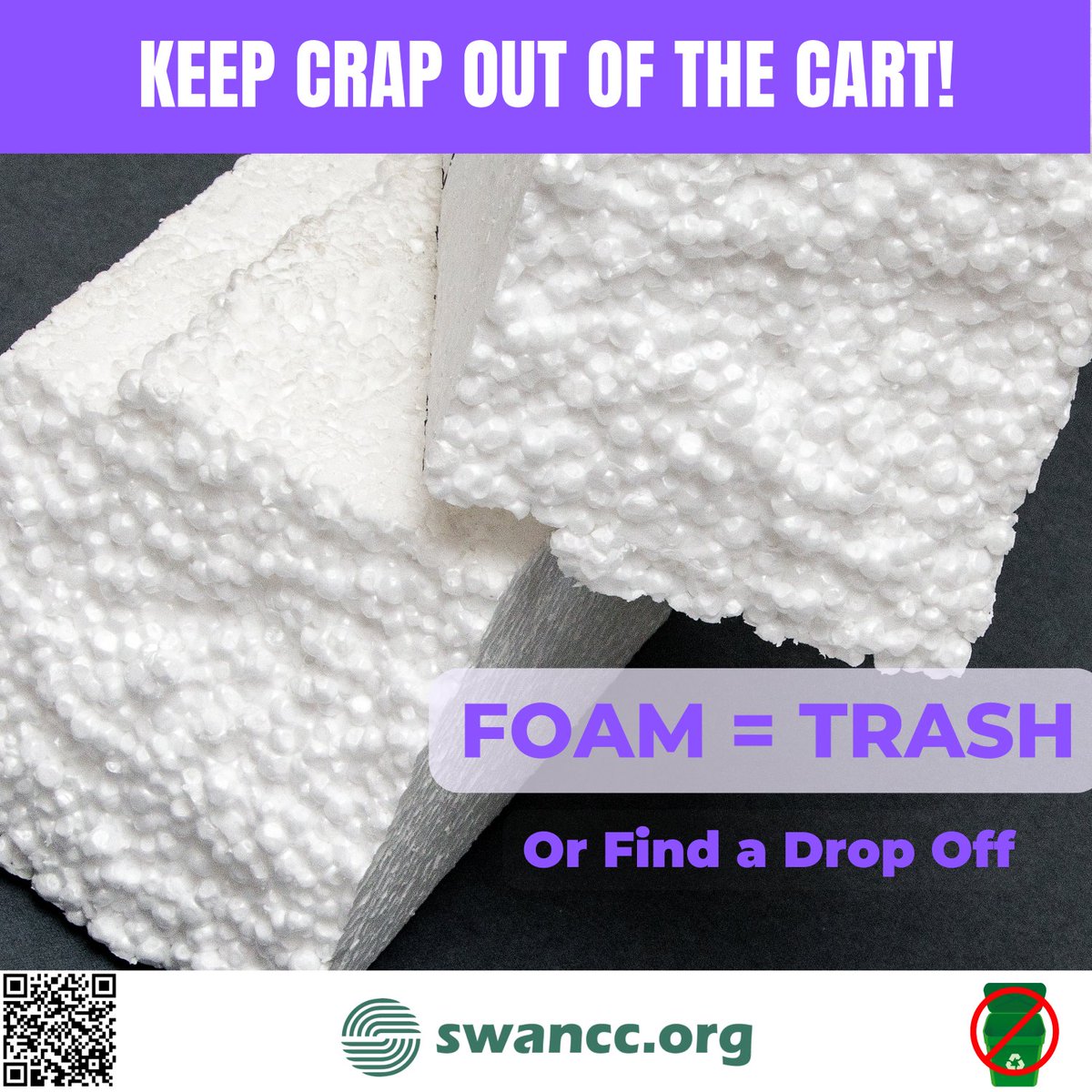 SWANCCTweets's tweet photo. Please, Recycle Correctly!
#KeepCrapOutOfTheCart #SWANCC #EarthDay2023 #recyclingeducation #ReduceReuseRecycle https://t.co/kFEd1rXpDA