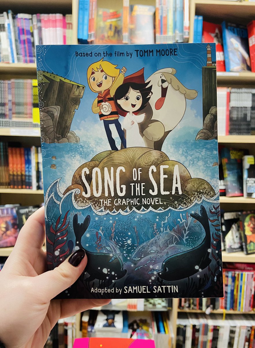 DanielleTute's tweet photo. How beautiful are these graphic novel adaptions of @tommmoore and @SamuelSattin’s Song of the Sea and Wolf Walkers?!?

Pick a copy up from @OKComics today, and be blown away…

https://t.co/P3GubCezIM https://t.co/xXte5a0eCv