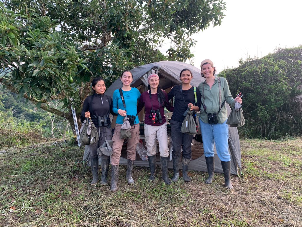 Compartimos parte de su identidad como mujer y amante de la naturaleza. Al estudiar las aves, honramos su legado en una expedición ornitológica exclusivamente femenina en uno de los sitios de recolección de Kerr en Tolima en 2020 #colombiaresurveyproject #alascantosycolores
