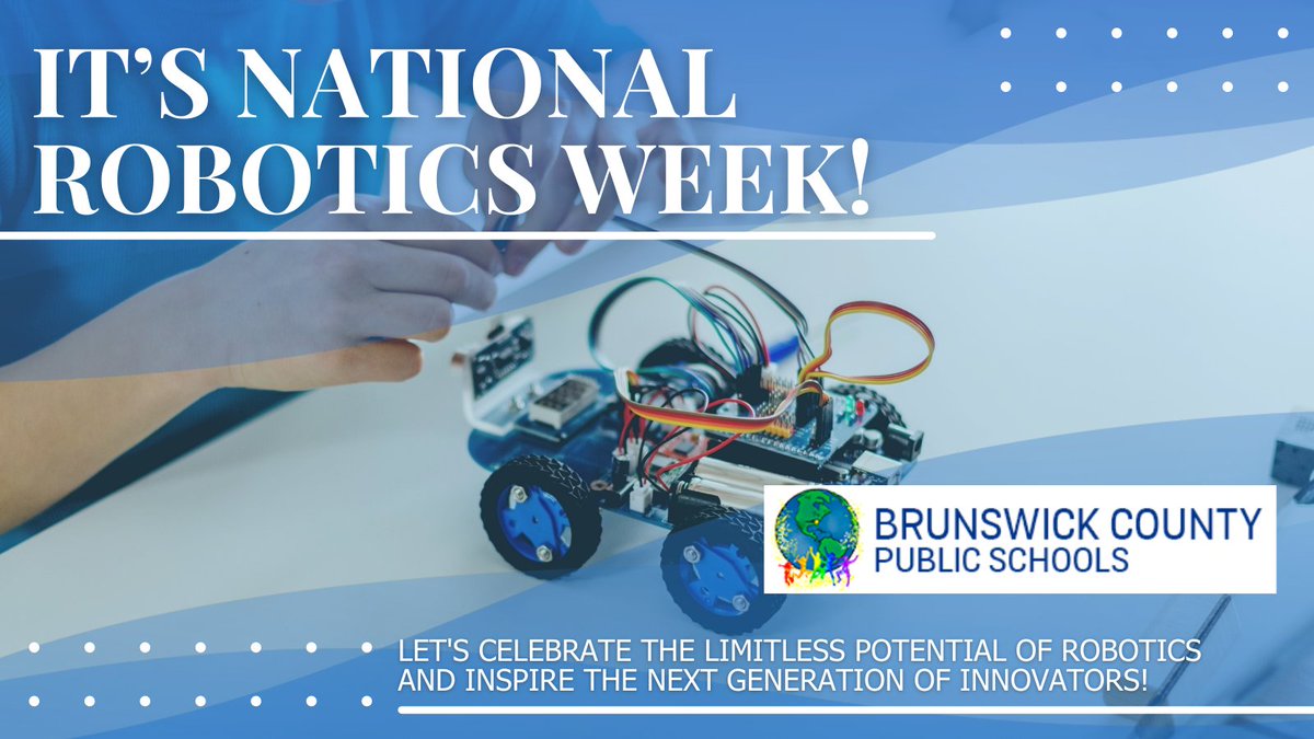 It’s National Robotics Week! 🤖This week provides students with opportunities to engage in fun and interactive activities that enhance their critical thinking skills. Let's celebrate the limitless potential of robotics! #BrunswickStrong #RoboticsWeek