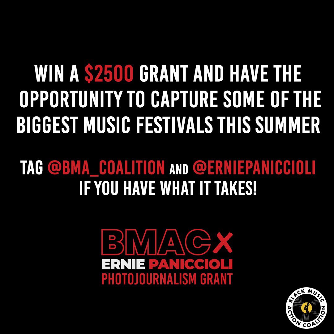 bma_coalition's tweet photo. BMAC is proud to announce the BMAC x ErniePaniccioli Photojournalism Grant. This grant is for a young BIPOC photographer who is looking to take their career to the next level. Tag @bma_coalition &amp; @erniepaniccioli so we can view your work.  The recipient will be selected 4/30/23 https://t.co/pxpgkiizkg