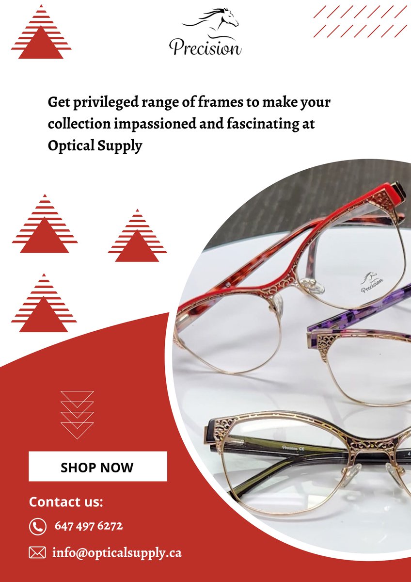OpticalSupply1's tweet photo. Add some value to to your collection with these high-quality premium glasses

For More Information:-
Contact Us:- 647-497-6272
Visit Our Website:- https://t.co/HMEBXYJXus

#opticalsupply #specs #glassescollection #eyeglassesbrands #style #eyeglassesfashion #glassesframe https://t.co/IlrGTC0U0t