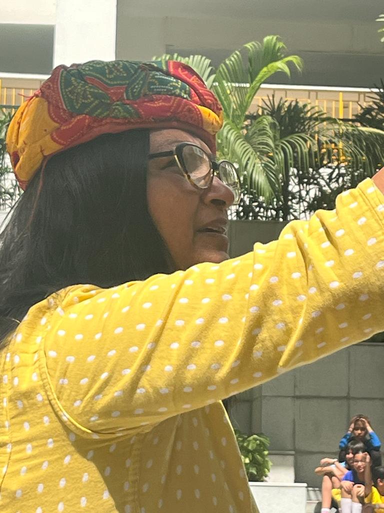 A great start to the 'Cultural Week' at TBS with the focus on folktales# folktales of Akbar &amp; Birbal # Importance of hooks#Teacher Modeling#teamwork &amp; enthusiasm <a href="/NanditaRebello/">Nandita Rebello</a> <a href="/NeenaJSharma/">Neena Jain Sharma</a> <a href="/Priyank30296433/">Priyanka Das</a> <a href="/Payal1702/">Payal1702</a> <a href="/TBS_Delhi/">TBS Delhi</a> <a href="/sneh_wadhwaney/">Sneh Wadhwaney</a>