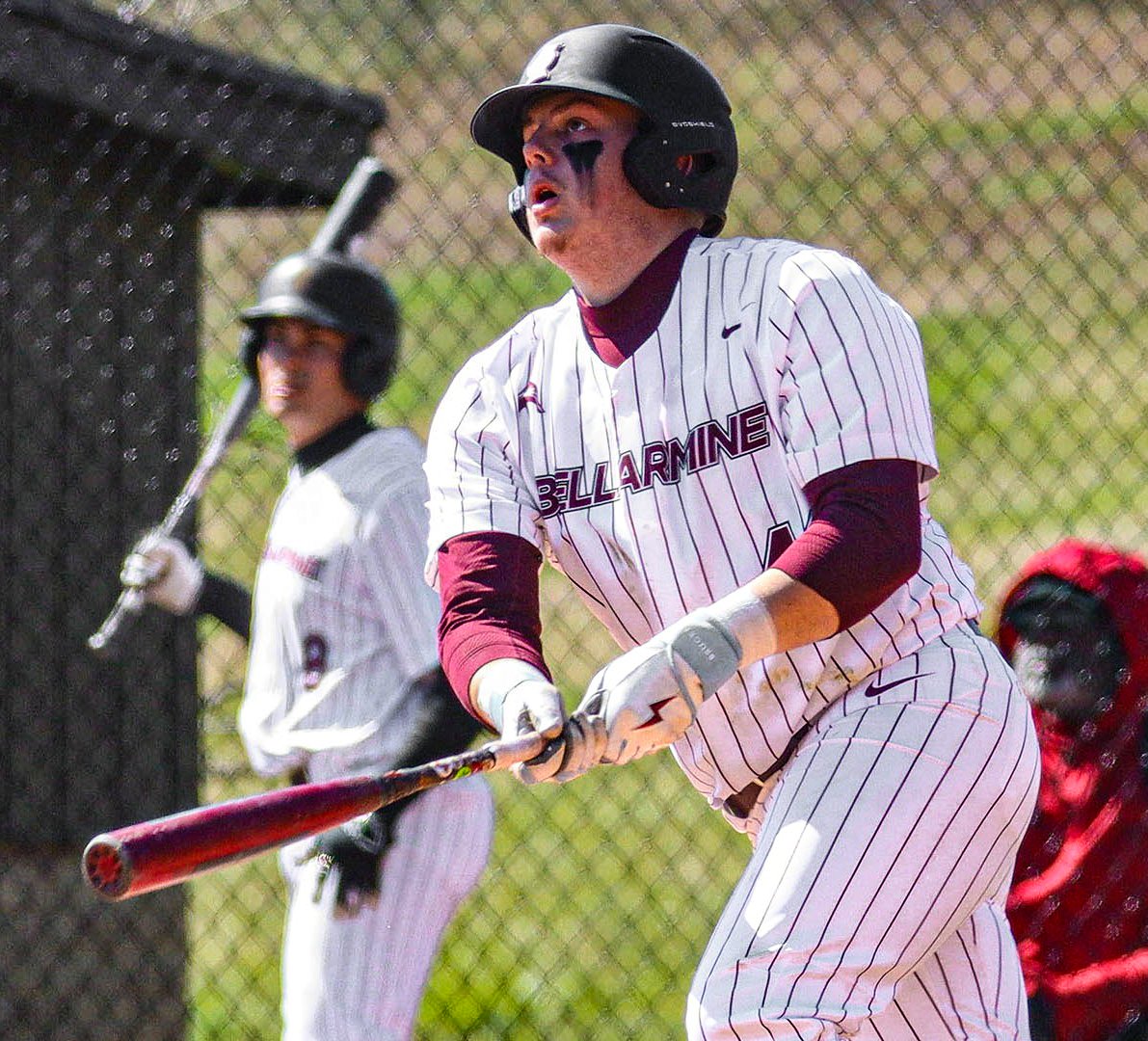 𝐹𝒴𝐼...🧐

<a href="/BUKnightsBSB/">Bellarmine Baseball</a>'s Peyton Back went 7️⃣-for-8️⃣ in the final two games of the series against Stetson and has recorded 3️⃣ multi-hit games over his last 5️⃣ outings! 💯👏

Back was nominated for @ASUNBSB Player of the Week‼️

#ASUNBuilt | #SwordsUpBU ⚔️