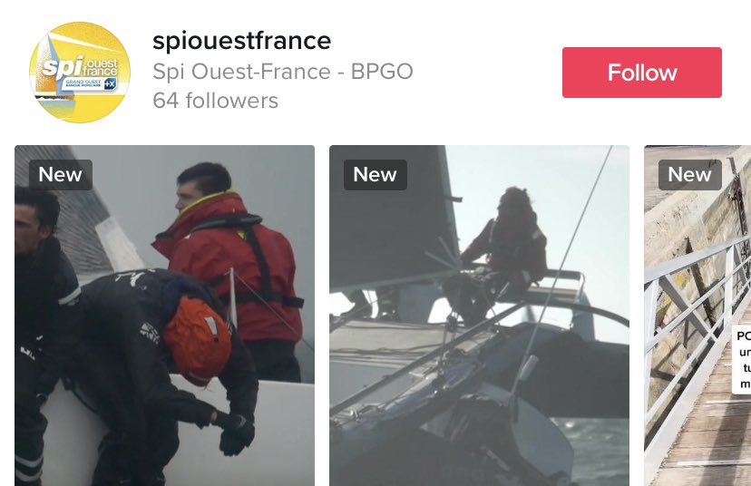 Tiktok 📱 Cette année le #SpiOF s’est lancé sur tiktok ! Alors n’hésitez pas à nous suivre pour encore plus d’images 🤩⛵️ 🤳 tiktok.com/@spiouestfranc…