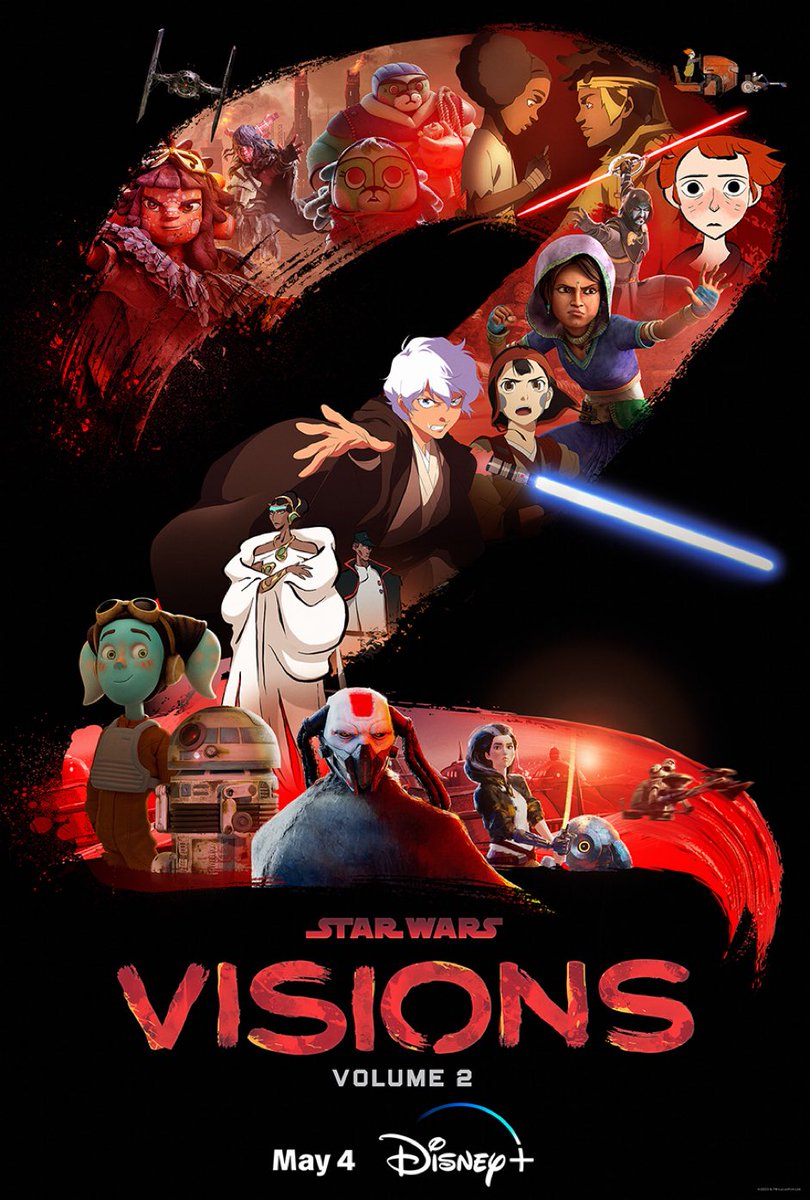 O pôster de Star Wars Visions Vol 2!
Todos os 9 episódios estreiam dia 4 de maio
#StarWarsCelebration <a href="/omelete/">omelete</a>