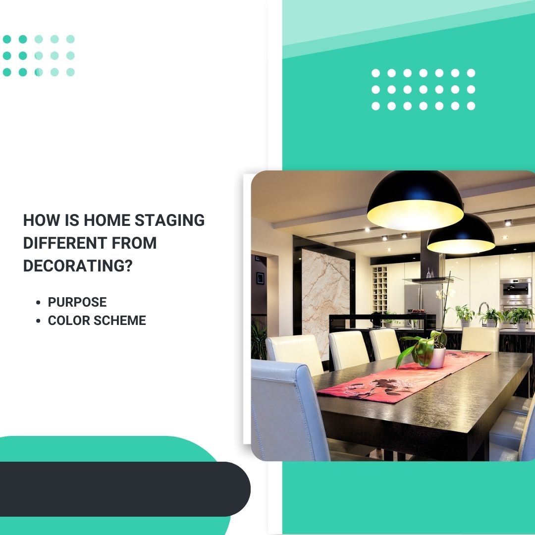 How is Home Staging Different from Decorating?
                       Purpose
                       Color scheme

#homestagingcompany #homestager #redesign #modelhomesstaging #airbnbstaging #consultations #virtualstagingservices #colorscheme
