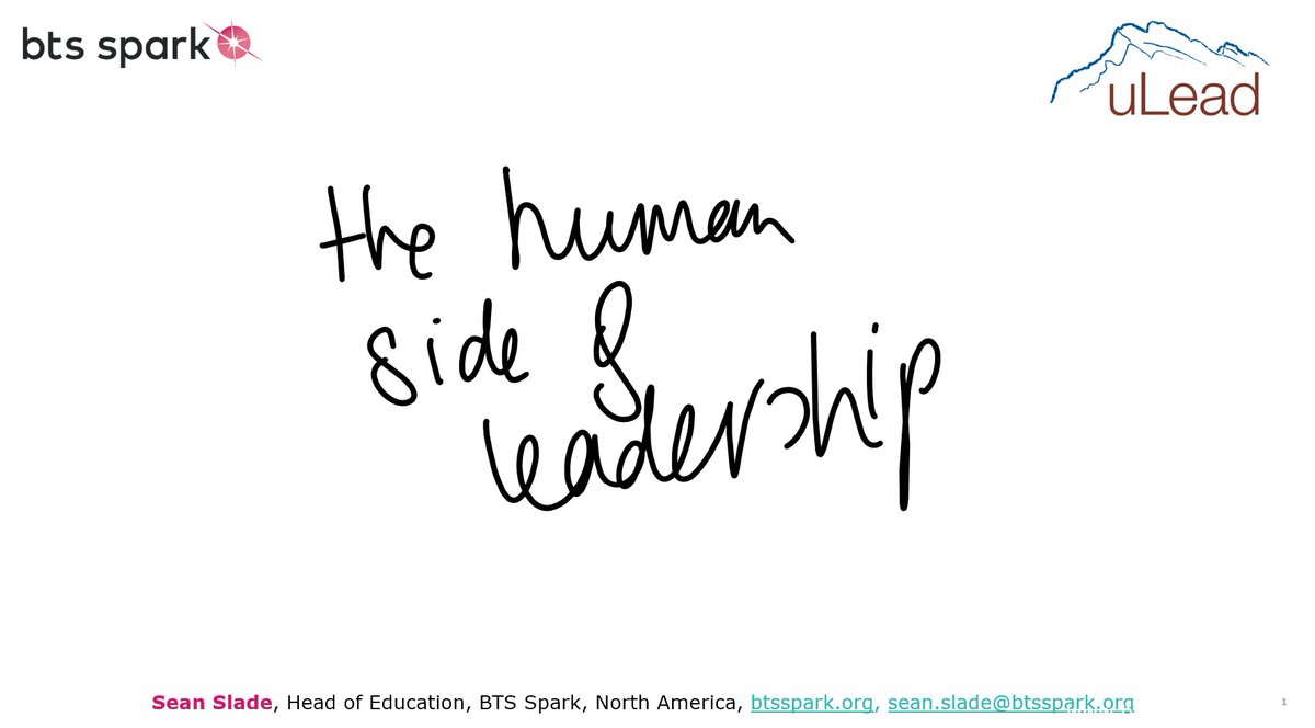Join #BTSSpark's @SeanTSlade Sunday at the @uLeadconference Lets make 2023 the year to be more human. #humanleadership #principalleadership #wholeeducator #uLead2023