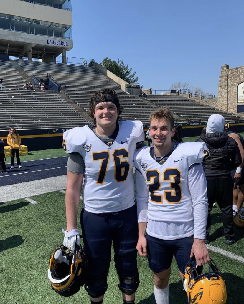 Brian Riedel (@br_esq) on Twitter photo Nordonia alumni repp’in at Toledo’s Spring Game. Pretty special they were in for offensive plays at the same time. <a href="/CooperRusk/">Cooper Rusk</a> <a href="/ChaseRiedel/">Chase Riedel</a> <a href="/NHSAthletics1/">NHS Athletics</a> <a href="/NordoniaBooster/">NordoniaAthleticBoosters</a> <a href="/NordKnightFB/">Nordonia Football</a> <a href="/DrJoeClark/">Joe Clark</a> Nordonia alumni repp’in at Toledo’s Spring Game. Pretty special they were in for offensive plays at the same time. <a href="/CooperRusk/">Cooper Rusk</a> <a href="/ChaseRiedel/">Chase Riedel</a> <a href="/NHSAthletics1/">NHS Athletics</a> <a href="/NordoniaBooster/">NordoniaAthleticBoosters</a> <a href="/NordKnightFB/">Nordonia Football</a> <a href="/DrJoeClark/">Joe Clark</a>