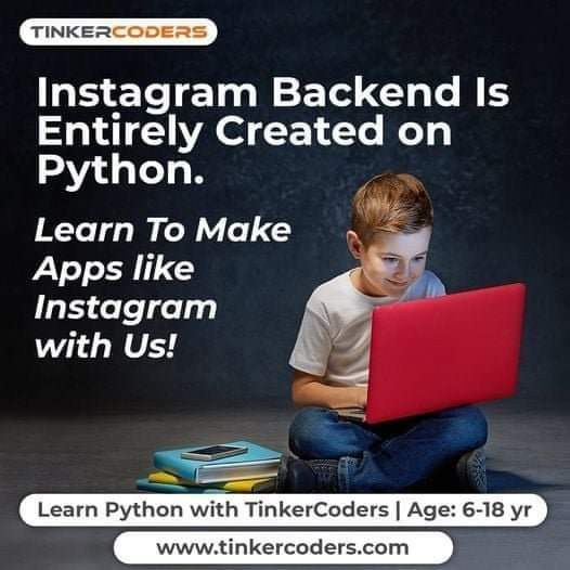 TinkerCoders's tweet photo. #Python is easy to understand and is becoming the world's default programming language!
Learn Python with Tinker Coders!

Book your FREE Coding Class Now - https://t.co/lWGnOmrtL4

#beyondcoding #codingforkids #brainpower #communityproblem
#onlinelessons #codingisfun #mobileapp https://t.co/YpWeqmze2c