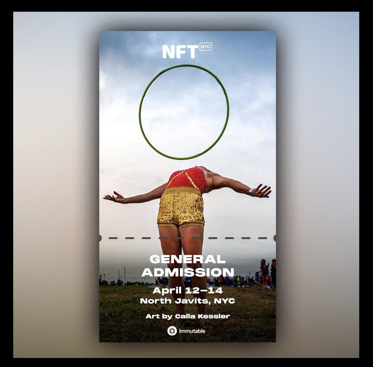 Show me your #NFTNYC ticket ☺️