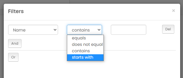 zzBotsOfficial's tweet photo. We just added "contains" and "starts with" filters for our lists. https://t.co/pFjXkX4aA3