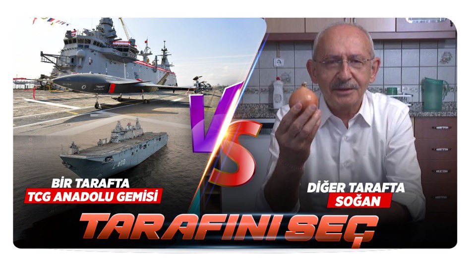 @bernalacin35 Soğanı seçim propagandası yapana verin siz soğan sizi ileriye taşır