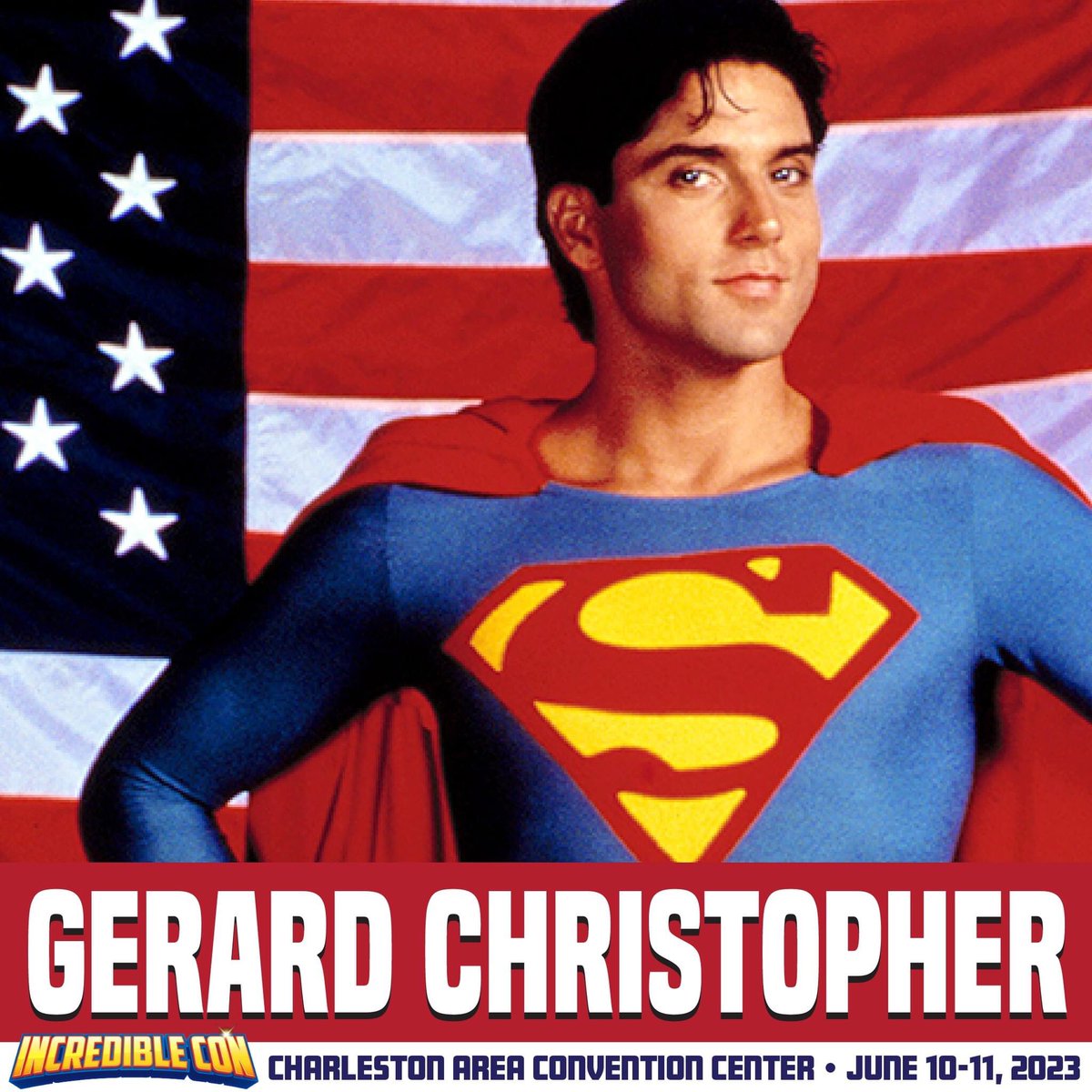 Hello Incredibles, we have a Special Guest announcement! 🦄
We are very excited to welcome Special Guest Gerard Christopher to Incredible Con 2023! 🙌  🌈

Don’t miss your chance to see Gerard Christopher at Incredible Con 2023! 🎉 

incrediblecon.com