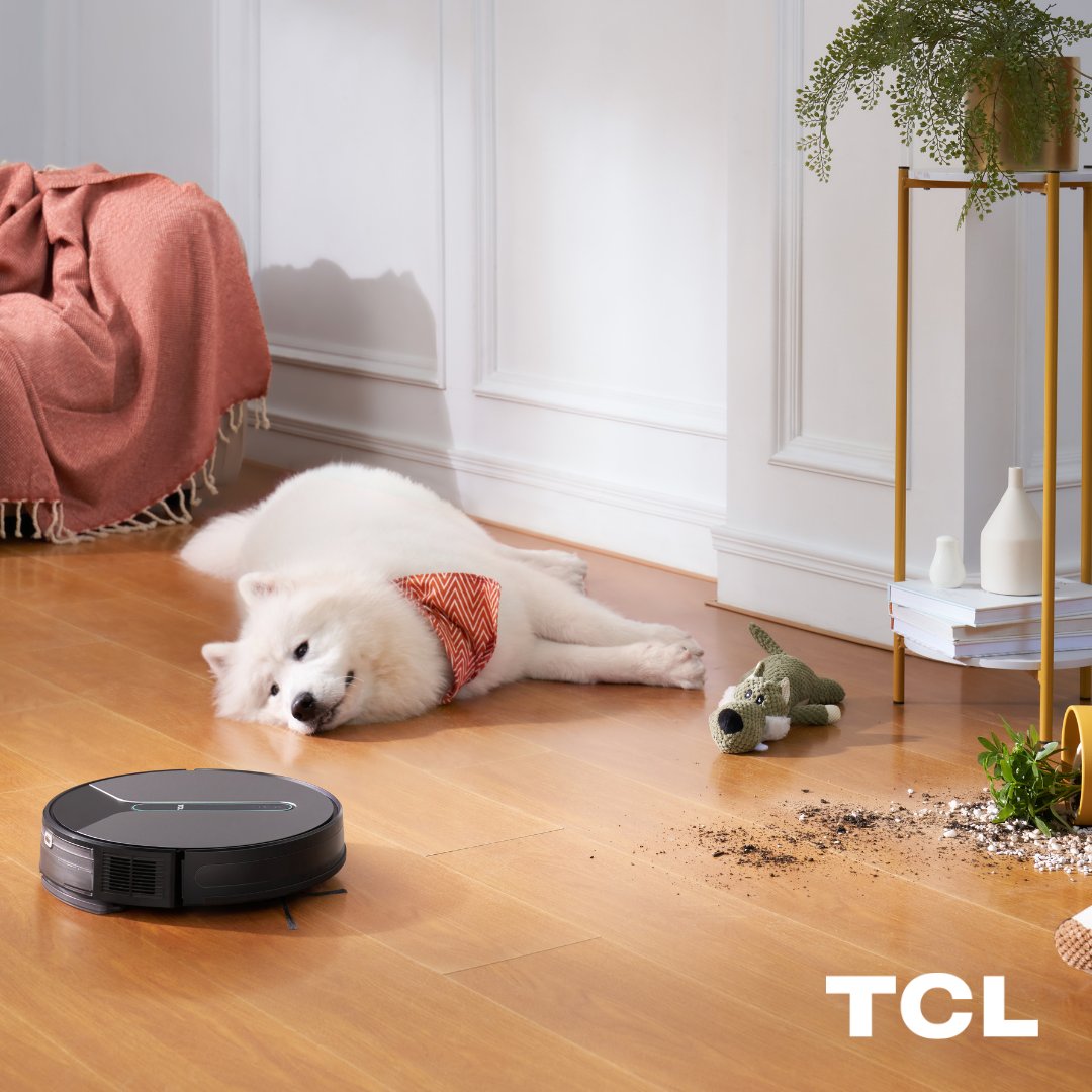 Sometimes spills are always unpredictable! Keep yourself covered even if you are away for the day. TCL’s #RobotVacuums deliver a spotless clean with the touch of a button. For the top #SpringCleaning devices to power your spring refresh, click the link in our profile. 🌳