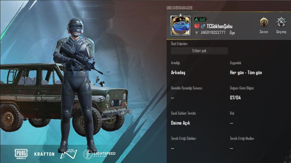 Sen de PUBG MOBILE'da bize katıl! ig-url.igamecj.com/D7HnBaz16Gfq