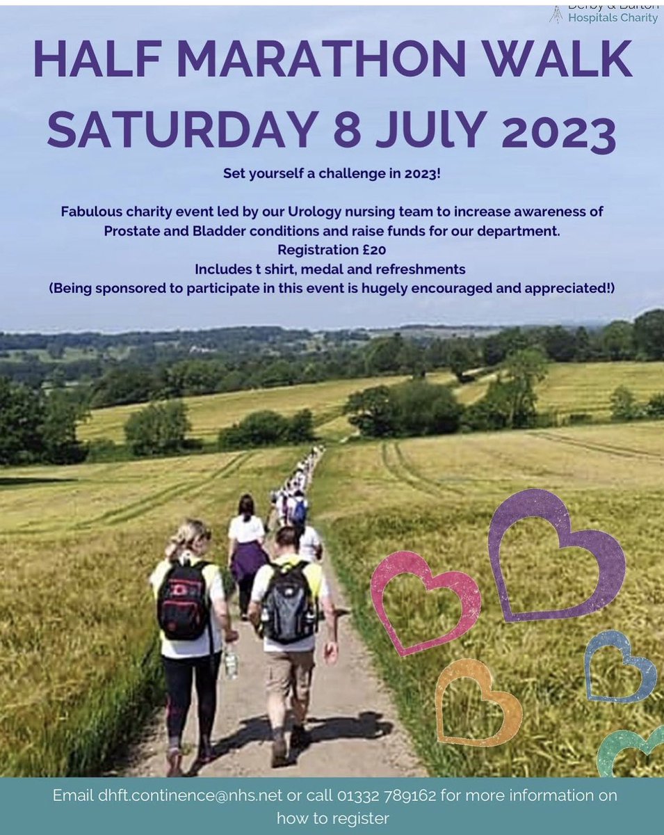 Urology21010's tweet image. Walked the rest of the Urology Walk today to complete the risk assessment.

We have such a beautiful route for you!

Join us! 13 miles. 8th July. Raising funds for our department.

Contact dhft.continence@nhs.net if you fancy the challenge 🚶🏼‍♀️🚶💪🏼🏅@UHDBTrust @hospitalcharity