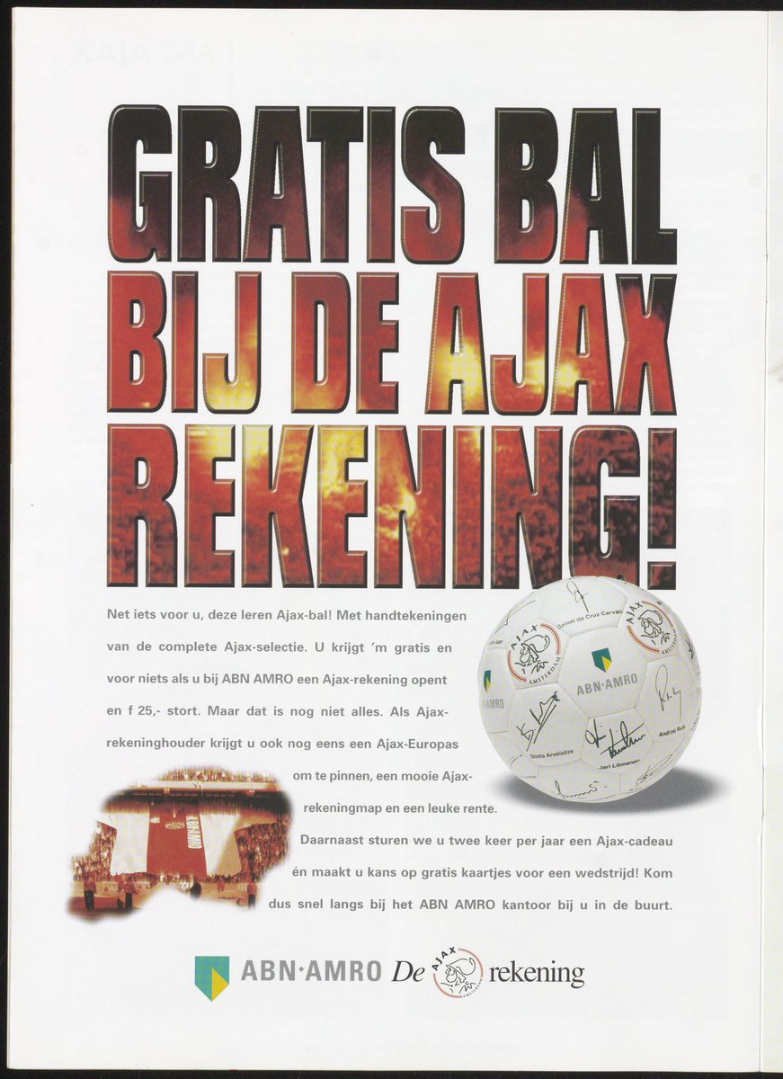 pakschaal's tweet photo. Wie had er ook een ‘Ajax Rekening’ ? 🙋‍♂️ https://t.co/x4IewjvJup