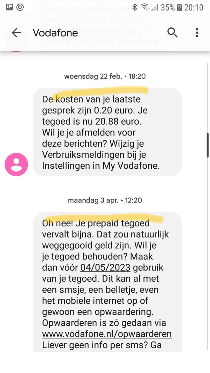 Hoi <a href="/vodafoneNL/">Vodafone Nederland</a> 22-2 + 6 maanden is toch 22-8 en niet 4-5?