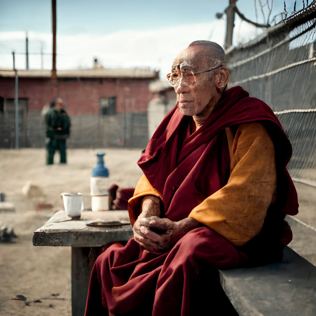 Não quero criar polêmica, mas depois da atitude do Dalai Lama, um pedido de desculpa apenas resolve a situação? Vocês não acham isso muito pouco?  #dalailama 
De qualquer maneira fiz uma imagem para retratar meu sentimento e onde eu gostaria de ve-lo por um bom tempo: