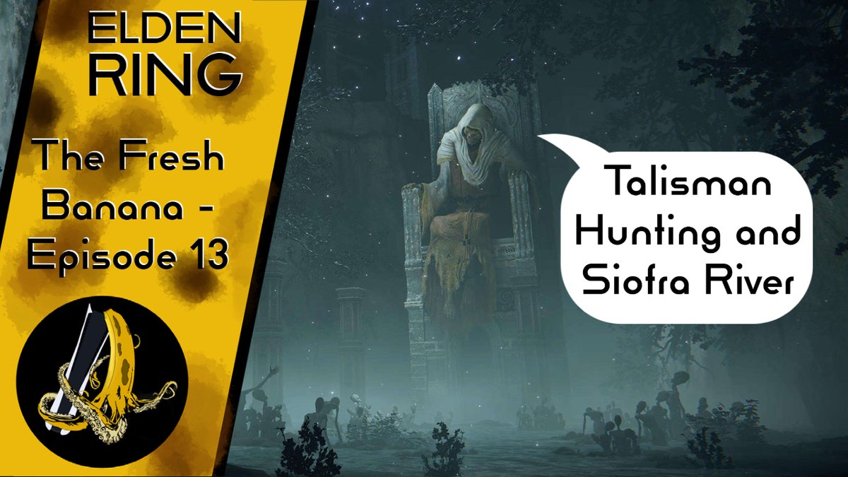 I will be going live in about half an hour with some more of The Fresh Banana run in Elden ring so be sure to check it out @
twitch.tv/bananatomog

#eldenring #soulsgame #soulslike #stream #fun #funny