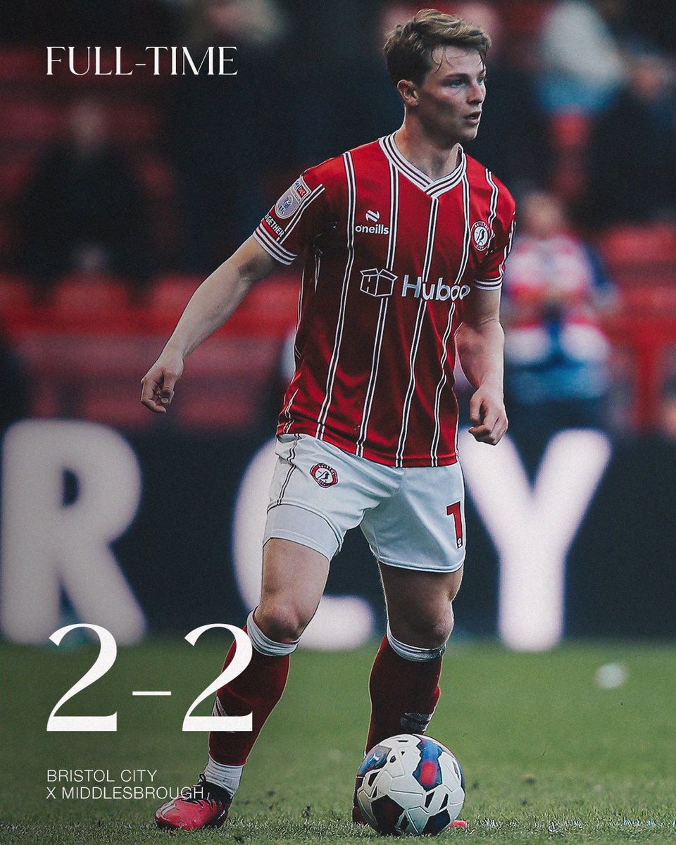 BristolCity's tweet photo. Full-time at Ashton Gate and the points are shared. https://t.co/c5lm7xMVUq