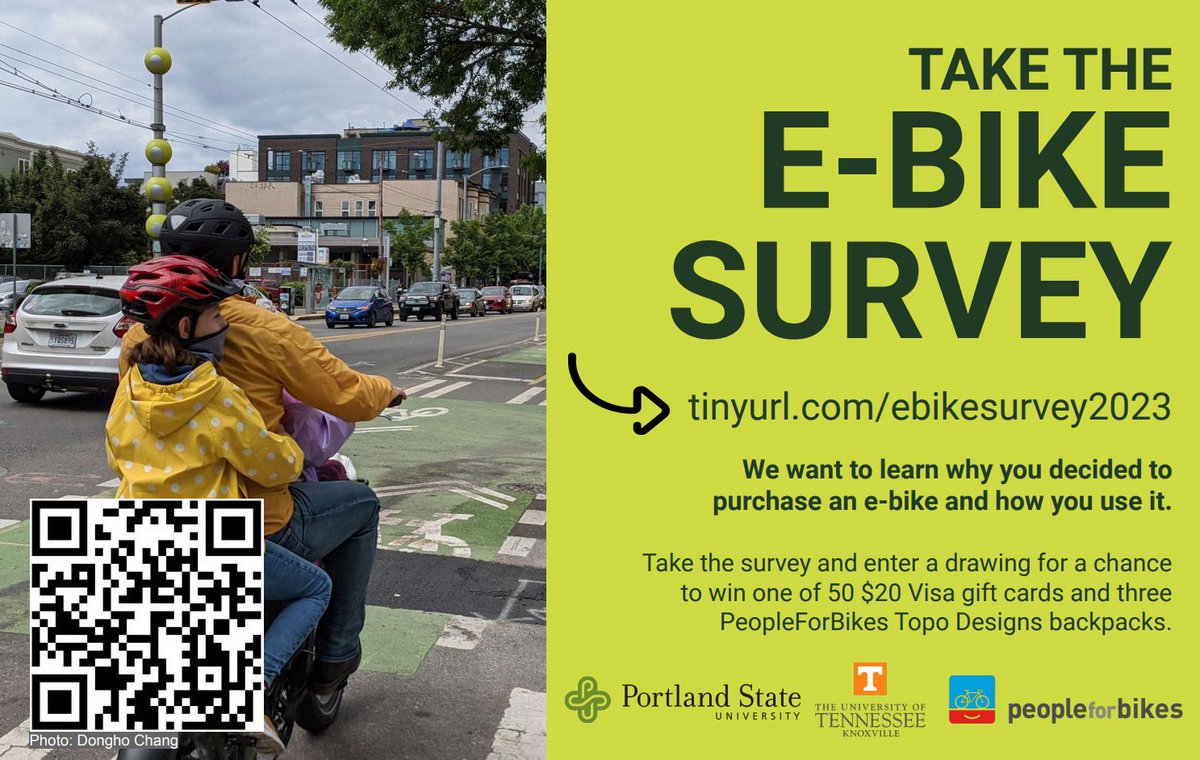 LEVresearch's tweet image. Own an e-bike? We want to learn why you decided to purchase an e-bike &amp;amp; how you use it. Please take the survey: tinyurl.com/ebikesurvey2023  @LEVresearch #ebike #ebikes #electricbike