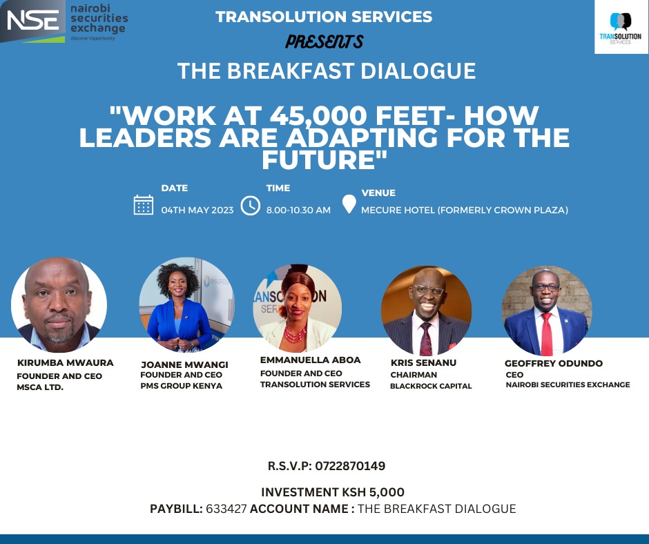 nuellaemma's tweet photo. In the rapidly changing environment, the place of the leader today, is more significant than any other time in achieving economic growth. 

The #BreakfastDialogue challenges leaders to think strategically&amp;position themselves for the #FutureOfWork.
#transolutionservices #event https://t.co/cdW1dtaPQY