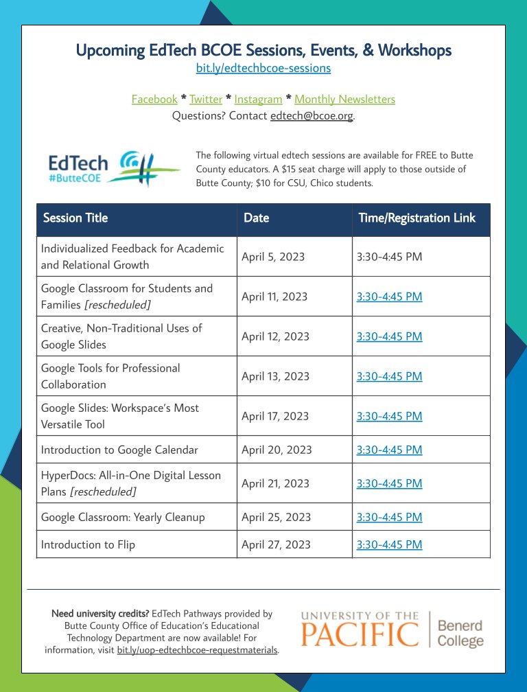 EdTech BCOE tweet media