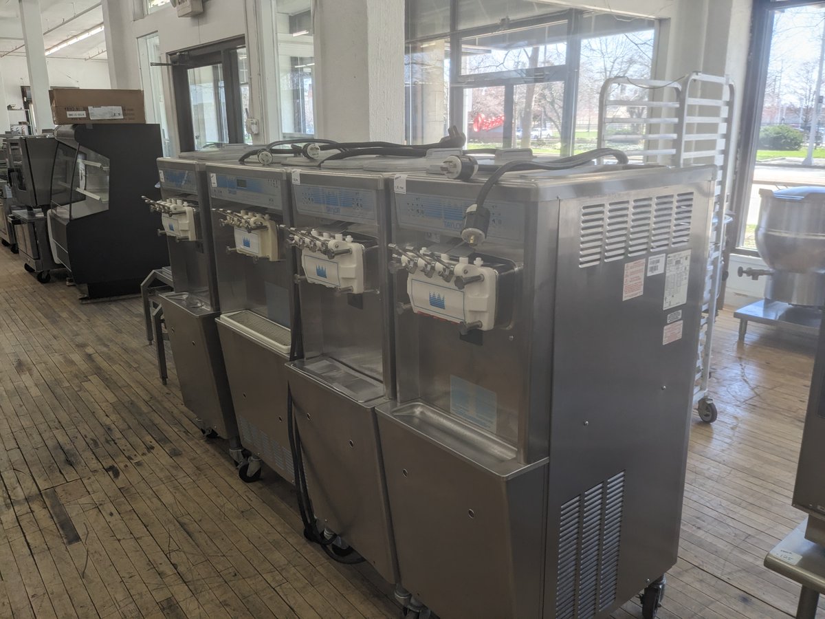 dubickfixture's tweet image. With warmer weather ahead, now is the time to start planning for summer. What better way to get ready than soft serve ice cream. We have 4 soft serve machines from Taylor available, capable of 2 different flavors and a swirl of both. Call us today or stop by the showroom!