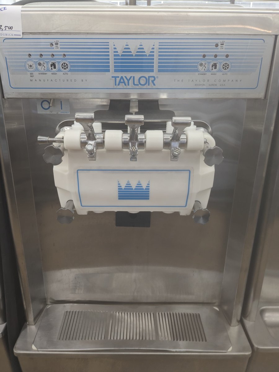 dubickfixture's tweet image. With warmer weather ahead, now is the time to start planning for summer. What better way to get ready than soft serve ice cream. We have 4 soft serve machines from Taylor available, capable of 2 different flavors and a swirl of both. Call us today or stop by the showroom!