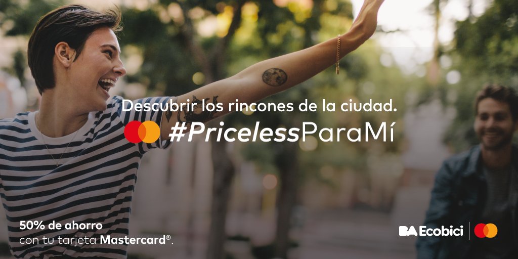 Salí a pasear por Buenos Aires 🚲

Viajá de lunes a viernes con Ecobici y disfrutá de:
⚡ 50% de ahorro con tu Mastercard®

Más info en 👉 mastercard.com.ar/es-ar/consumid…